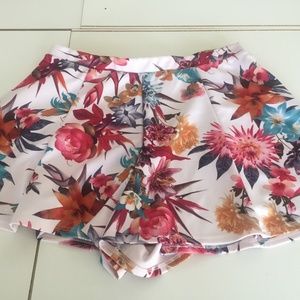 Flower Pattern Shorts